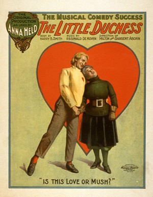 The Little Duchess Musical Comedy Success Vintage Poster 1906